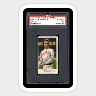 1908-10 American Caramel Set C (E91) - WALTER JOHNSON Sticker